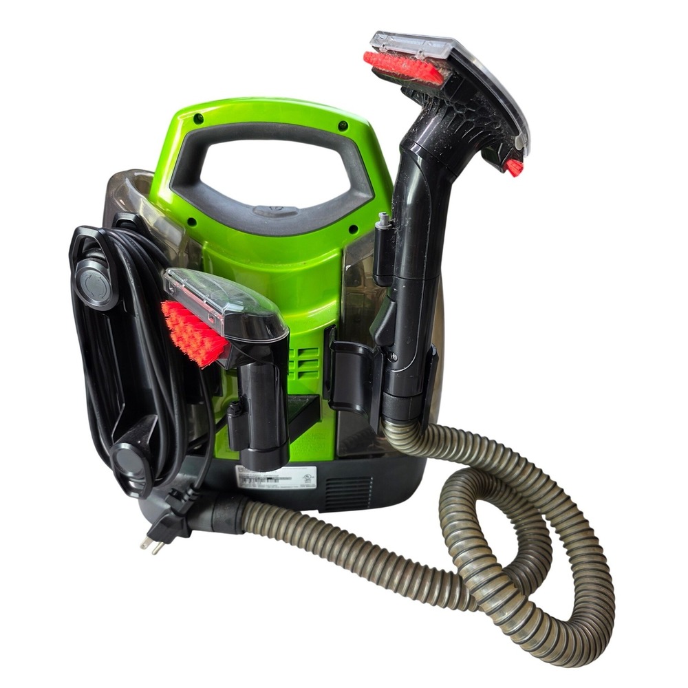 Bissell Little Green ProHeat Portable Carpet Cleaner 5207G Lime Green Upholstery